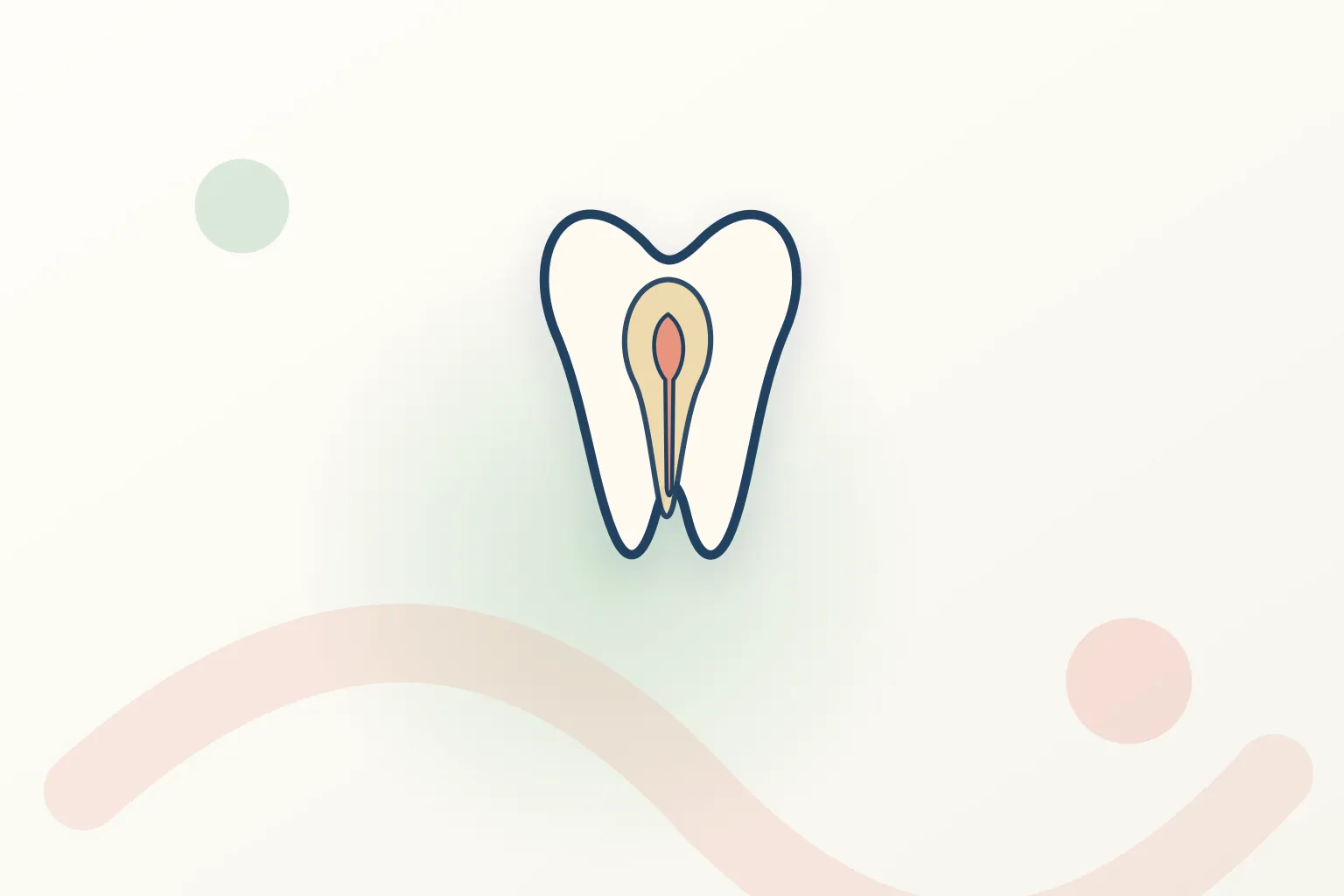 Pulpotomy (Baby Root Canal) dental educational illustration