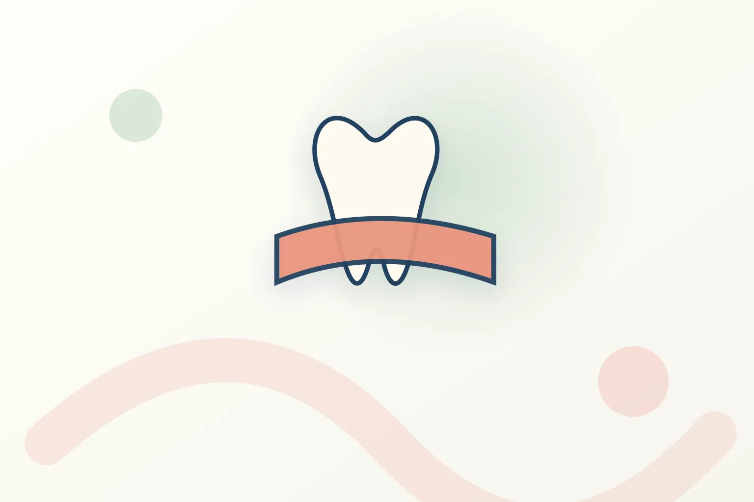 Gingivectomy dental educational illustration