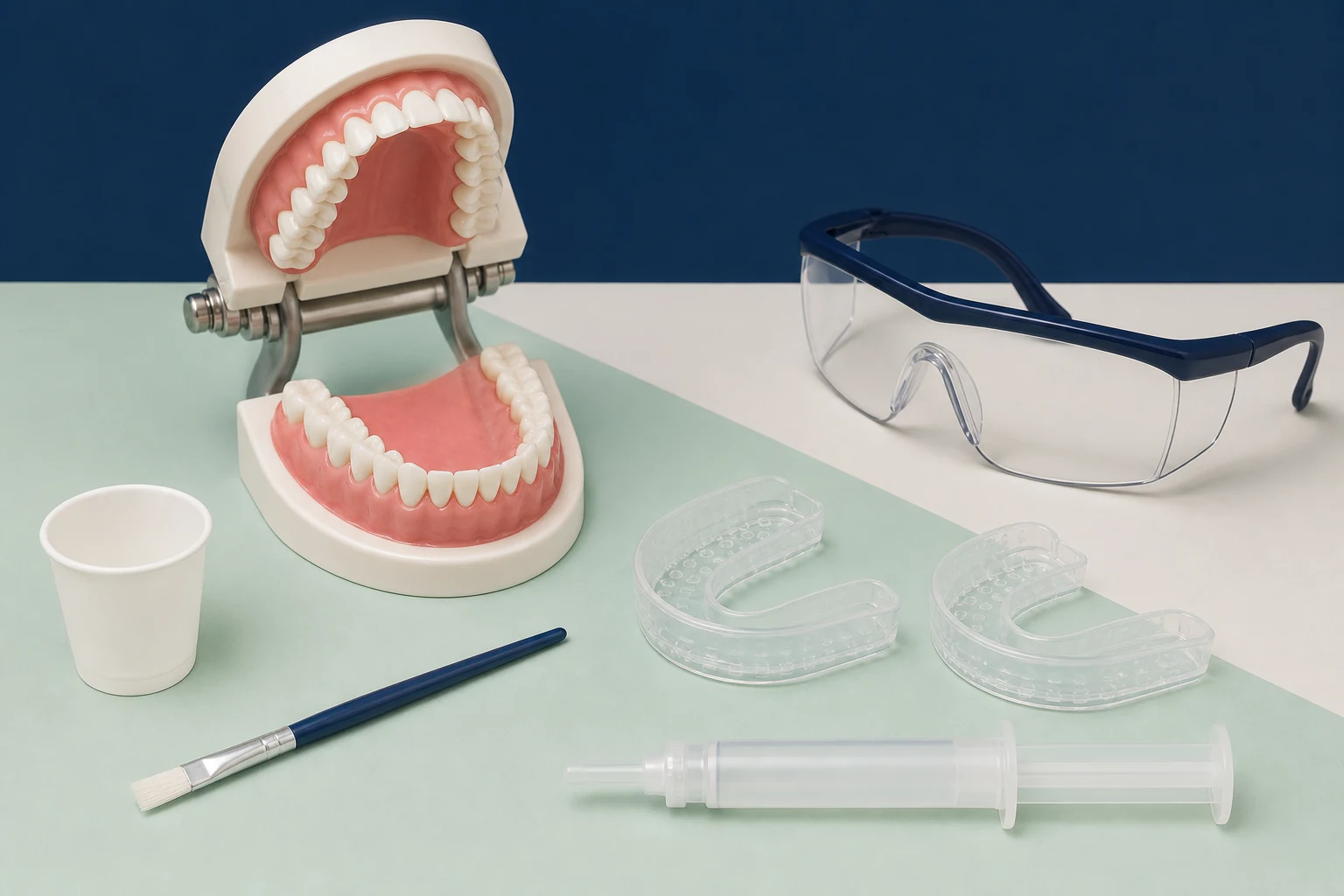 Fluoride Treatment dental educational illustration