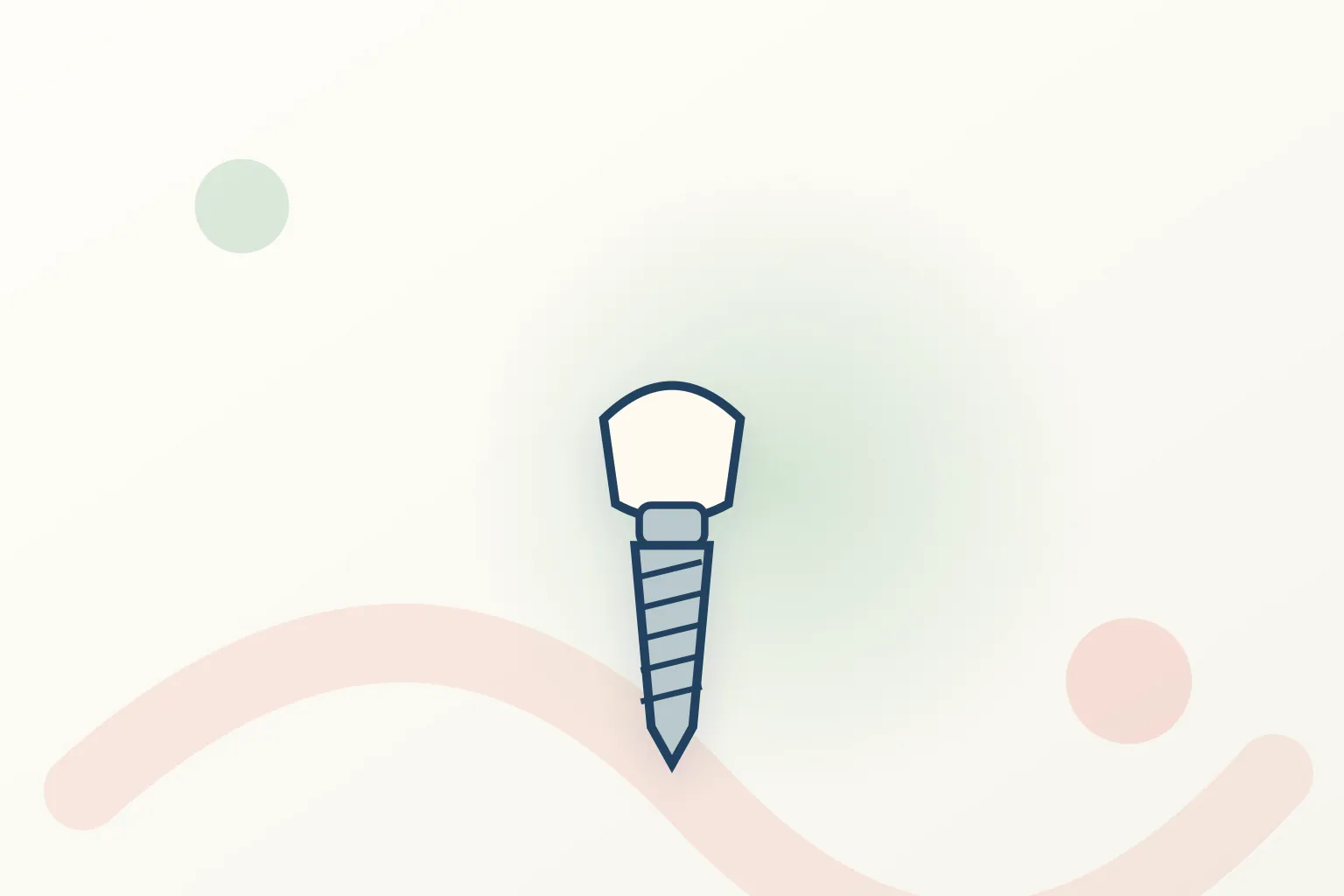 All-on-6 Implants dental educational illustration