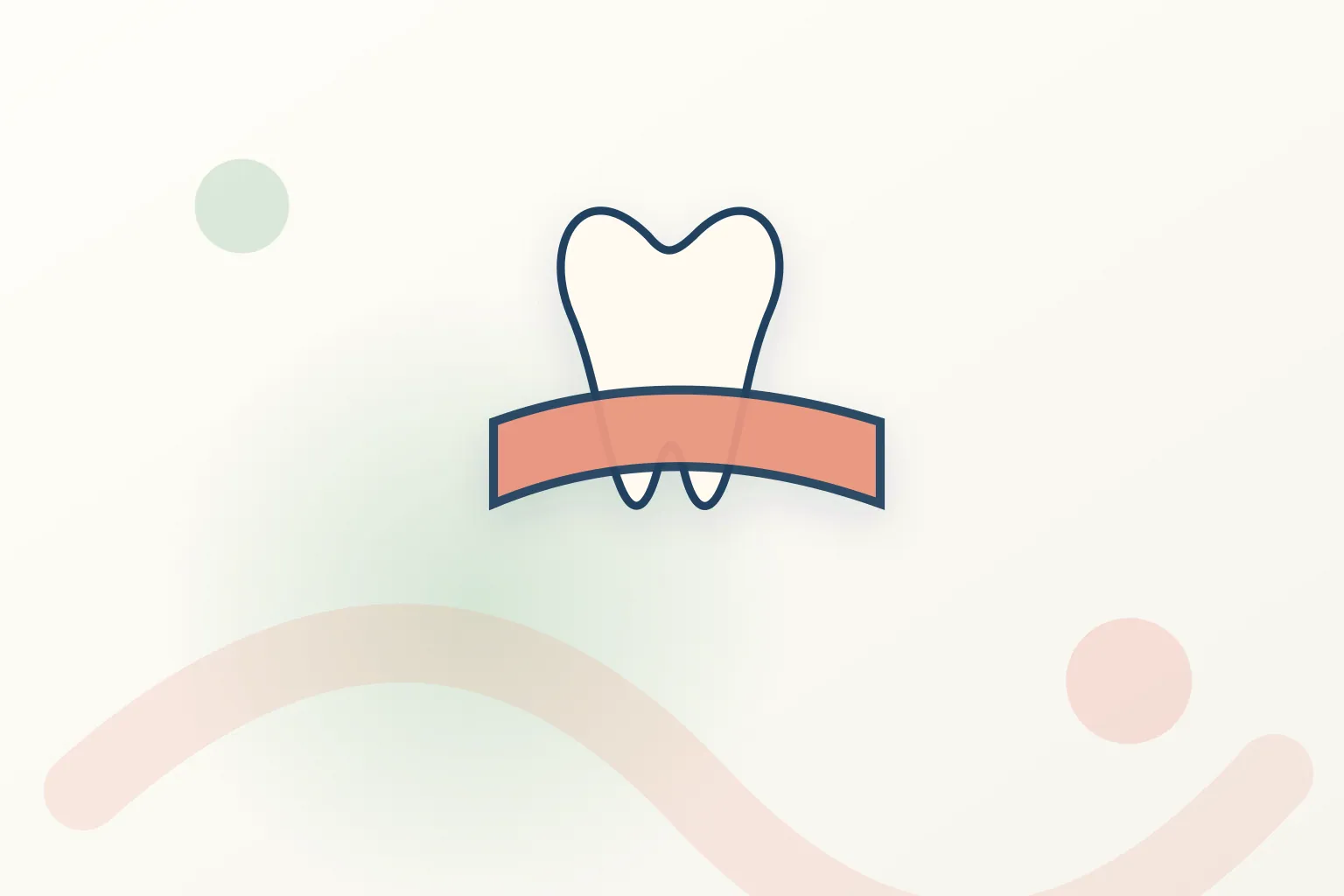 Periodontal Splinting dental educational illustration