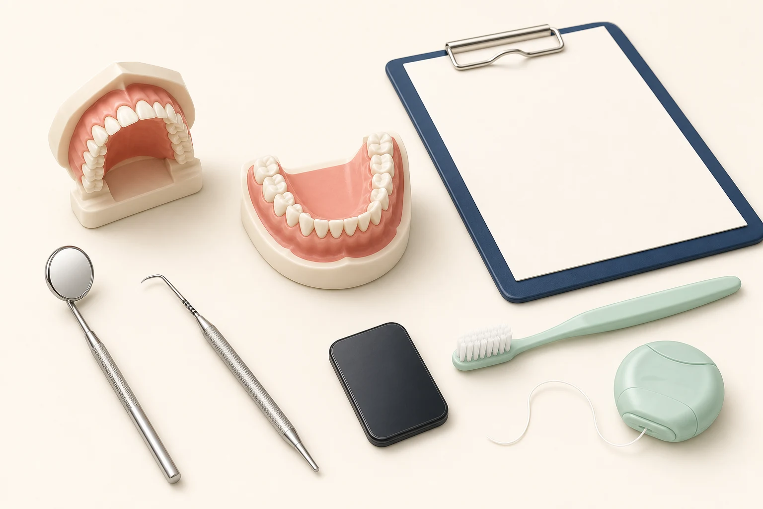 Dental Checkup dental educational illustration