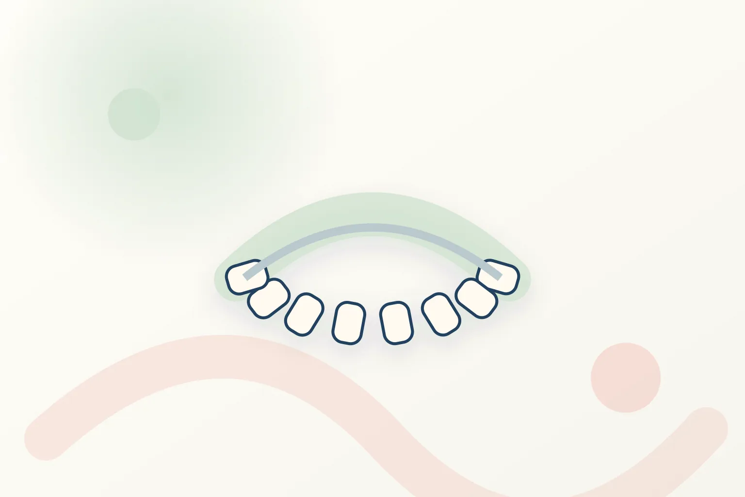 Retainers dental educational illustration