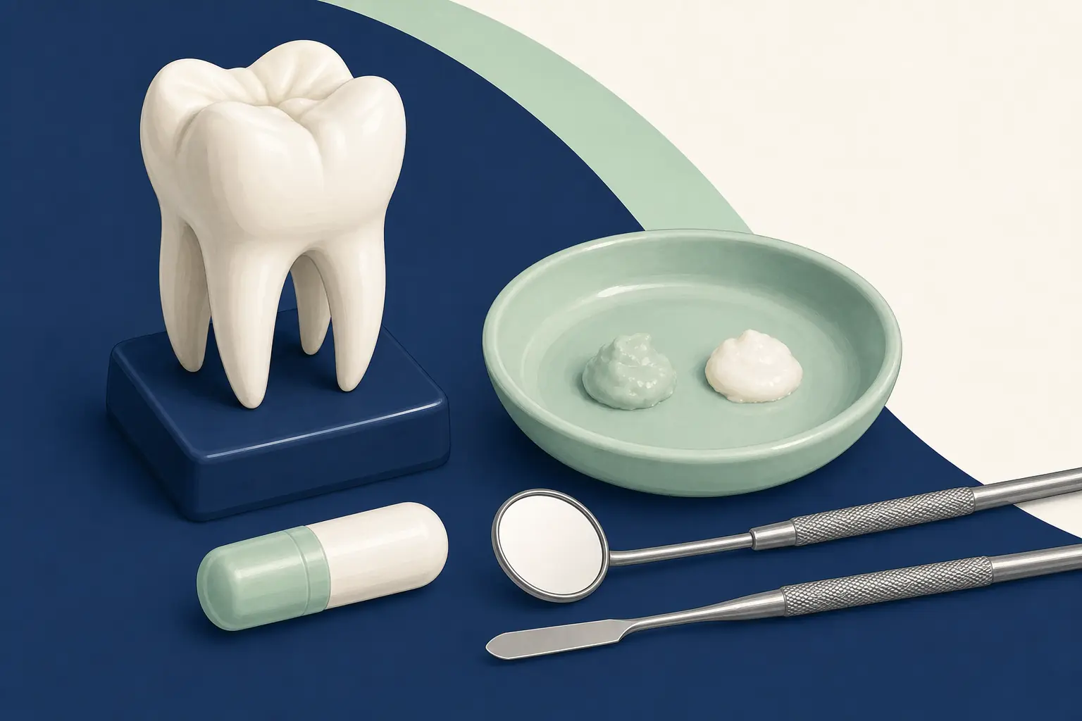 Glass Ionomer Fillings dental educational illustration
