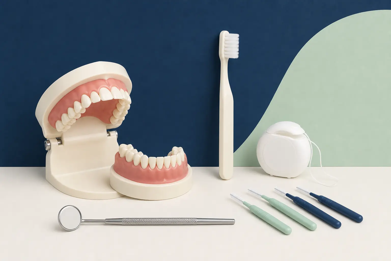Oral Hygiene Instruction dental educational illustration