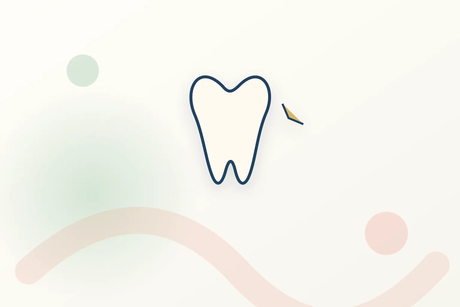 Zoom Whitening dental educational illustration