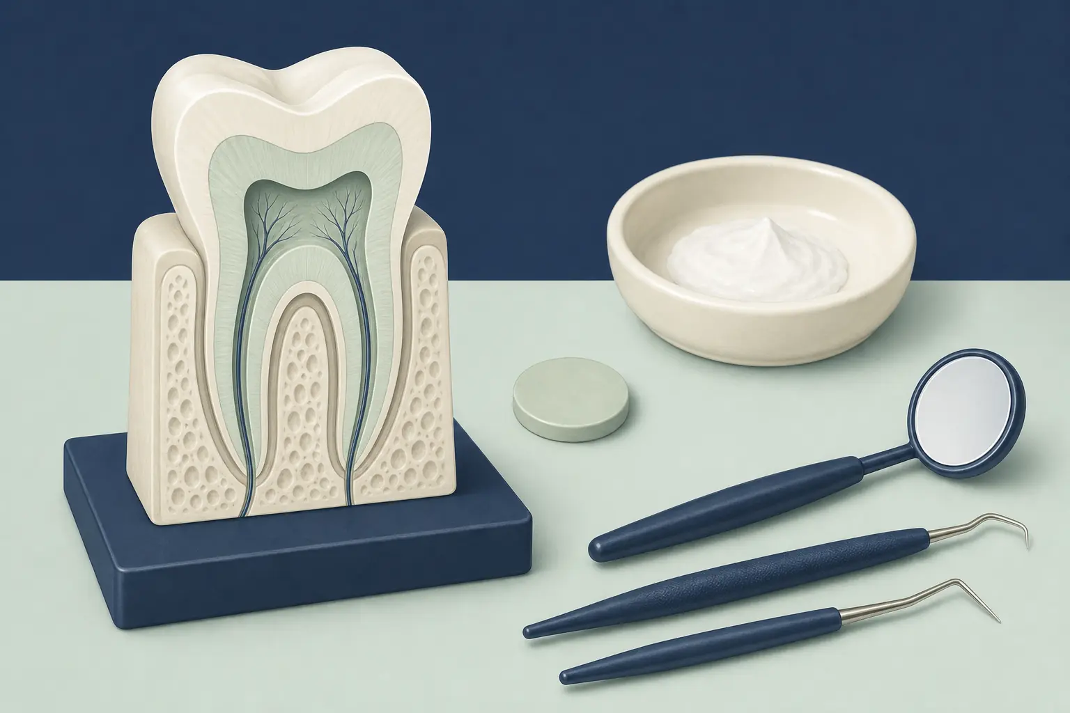 Vital Pulp Therapy dental educational illustration