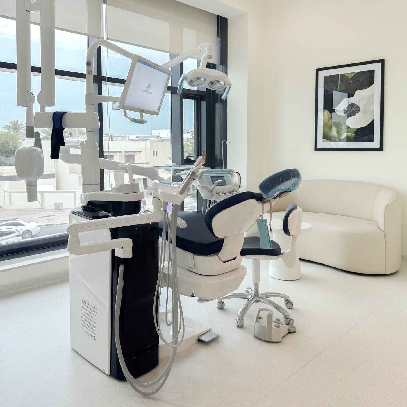 Advanced tools, calm surroundings