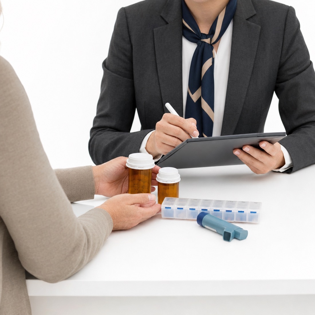 Tell us about every medicine you take